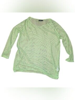 Boohoo Lime Green Mesh Shirt